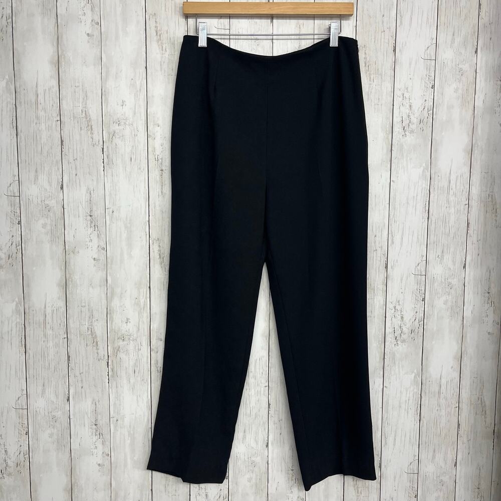 Vintage Sport Collection Black Straight Leg Dress Pants Office Career Wear 12